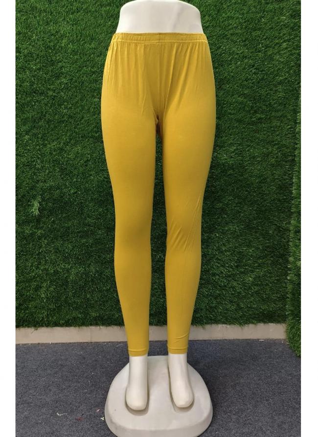 Cotton Sunflower Casual Wear Plain Leggings